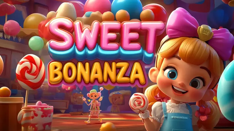 Sweet Bonanza candy themed slot game